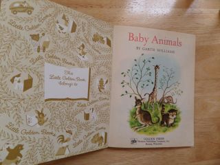 Baby Animals,  A Little Golden Book,  1973 (Children ' s Hardcover) 3