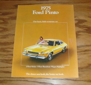 1975 Ford Pinto Sales Brochure 75