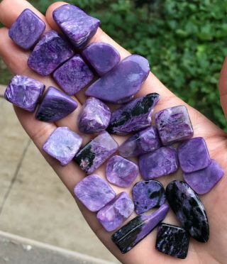 70g Gemmy Natural Top Gem Grade Purple Charoite Crystal Polished Healing
