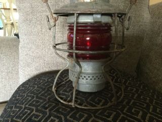 Vintage Railroad Lantern Adlake Kero Lvrr
