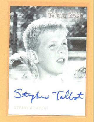 Stephen Talbot 2019 Rittenhouse Twilight Zone Auto Autograph Sterling Edition