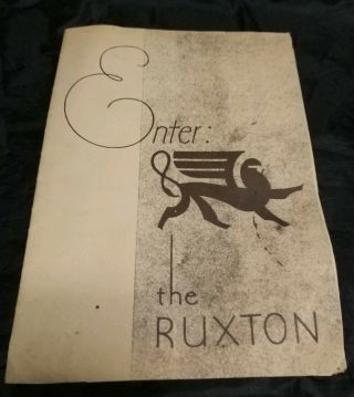 Vintage 1929 Enter The Ruxton Car Company Rare Sales Brochure Booklet