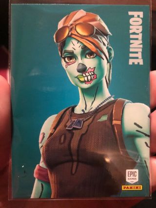 2019 Panini Fortnite Trading Cards Epic 214 Ghoul Trooper Epic Skin Card.