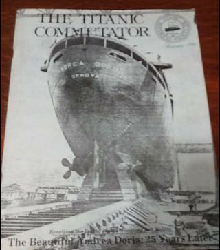 Titanic Commutator Summer 1981 The Andrea Doria Issue