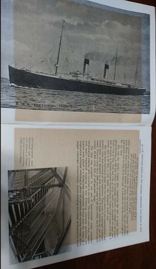 TITANIC COMMUTATOR SPRING 1991 HISTORY AND PHOTO ESSAY RMS TEUTONIC 3