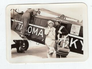 4 Photos Fokker C.  IV Tacoma To Tokyo Flight Pacific Era Eddie Brown 5