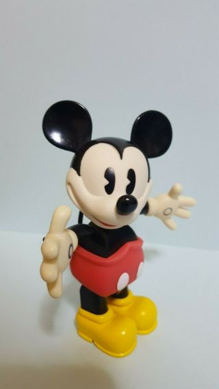 Disney Mickey Mouse Movable type Figure Not rare Mickey ' s limbs move 6