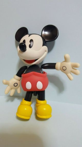 Disney Mickey Mouse Movable type Figure Not rare Mickey ' s limbs move 8