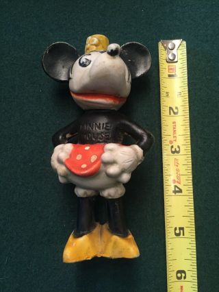 Antique Bisque Disneys Minnie Mouse Made In Japan,  Figurine 1930