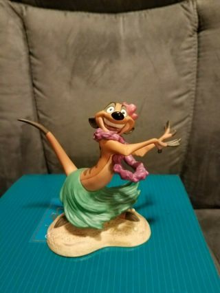 Disney Wdcc The Lion King - Timon " Luau " With And Box