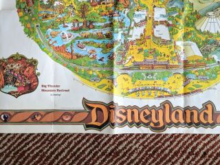 1978 Disneyland park map featuring 