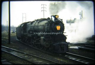 Osld Railroad Slide Prr 830 K4 Steam 4 - 6 - 2 Atlantic City Nj 1/7/56 Rbk