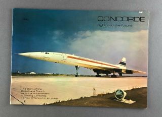 Concorde Flight Into The Future Book 1973 - Supersonic - Great Pictures