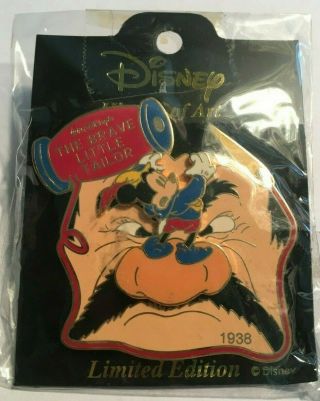 Mickey Mouse Brave Little Tailor Giant History Of Art Disney Pin Le 2700 12159