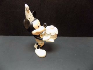 Disney Lenox April Diamond Birthstone Happy Birthday To You Mickey Mouse Figuri 2