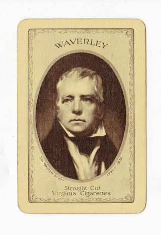 Vintage Waverley Straight Cut Cigarette Swap Card A