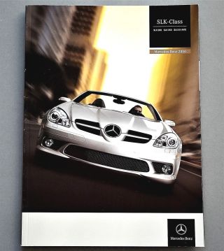 2006 Mercedes Slk Class Prestige Sales Brochure 54 Pages 06mbslk