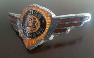 Vintage Dodge Brothers Wings Radiator Emblem 2