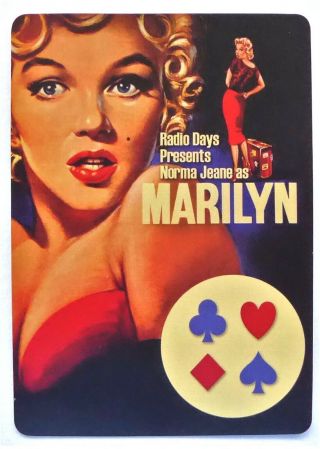 Swap Card.  Marilyn Monroe Poster Image From Bus Stop Movie.  Radio Days.  Wide