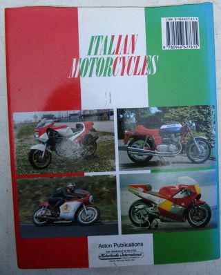 Italian Motorcycle Book Laverda Benelli Mv Guzzi Ducati Cagiva Morini Parilla,