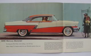 1956 Mercury Full Line Brochure Montclair Monterey Custom 2
