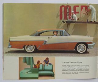 1956 Mercury Full Line Brochure Montclair Monterey Custom 4