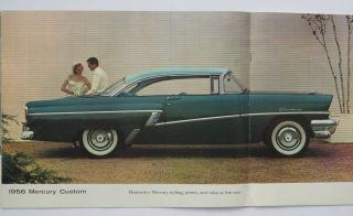 1956 Mercury Full Line Brochure Montclair Monterey Custom 6