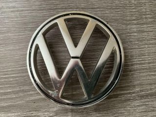 Car Auto Hood Emblem Logo Badge Vw Volkswagen 1976 Vintage