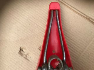 1980,  S AMMACO AERO STYLE “BMX” SEAT IN RED RALEIGH BURNER OLD BMX 8