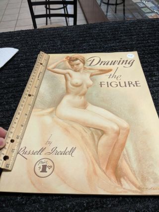 Rare Vintage Drawing The Figure Art Booklet By Russell Irdell - 908