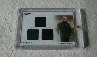 James Bond 007 Skyfall Stc6 Daniel Craig Jacket Shirt Pants Memorabilia 148/200