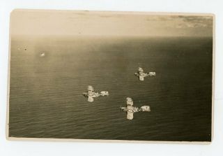 Photograph Of Avro Bison 21,  24 & 25 Of 423 Flt Hms Eagle - Mediterranean C.  1927