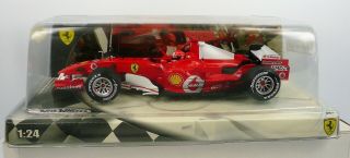 Hot Wheels 1:24 Scale Die Cast Ferrari 248 F1 2006 M.  Schumacher - Rp - Mm