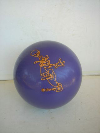 Vtg.  Brunswick Goofy Disney Bowling Ball 8.  3 Lbs.