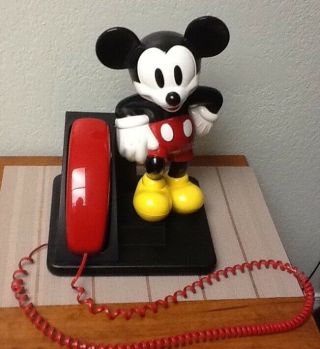 Vintage Disney Mickey Mouse Phone At&t 1990 