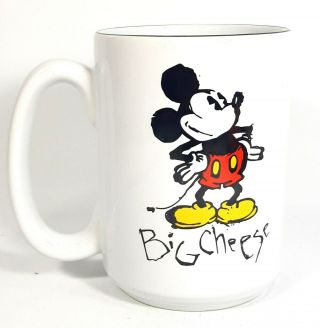 Walt Disney World Mickey Mouse “big Cheese” Coffee Mug