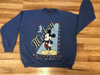 Vintage Disney Mickey Unlimited Jerry Leigh Sweatshirt Same Day 2