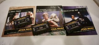 Star Wars Read - Along Book And Tape Trilogy Set (walt Disney Records,  1997)