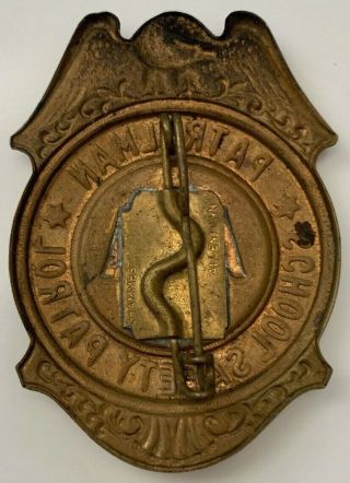 VINTAGE AAA PATROLMAN SCHOOL SAFETY PATROL BADGE | #5124142