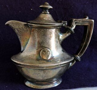 Silver Plated Coffee Teapot From Ambassador Hotel Nyc International Silver