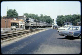 Dsld Railroad Slide Rf&p 1005 Fp7 Mail Train Ashland Va 7/2/65