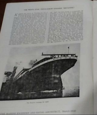 Winter,  1977 Titanic Commutator “britannic Exploration Of A Legacy” Part 2