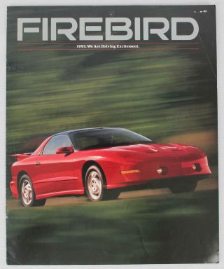 Pontiac 1993 Firebird Sales Brochure / Literature