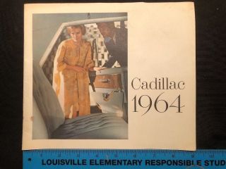 1964 Cadillac Full Line Sales Brochure 63 Fleetwood Eldorado