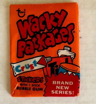 Wacky Packages 8th Series Unoppened Pack Nm -