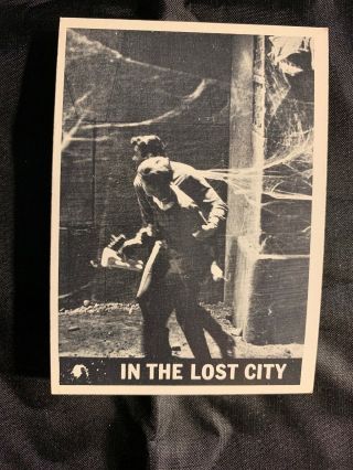 1966 Topps Lost In Space 1 Card 44 In The Lost City - Vintage Collector Card
