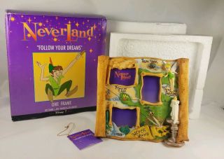 Disney Tinkerbell Neverland Picture Frame " Follow Your Dreams "