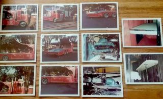 Vintage Mama Cabover Semi Truck Photos.  Set Of 11 Taken At 1972 Min State Fair