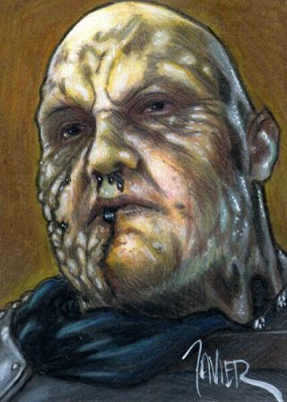 Game Of Thrones The Mountain Clegane Sketch Card Aceo 1/1 Art Psc