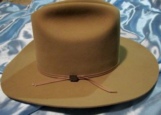 Resistol Cowboy Hat 3x Beaver Self Conforming King Block 